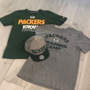 Packer Fan Bundle! Two T-shirts and hat.